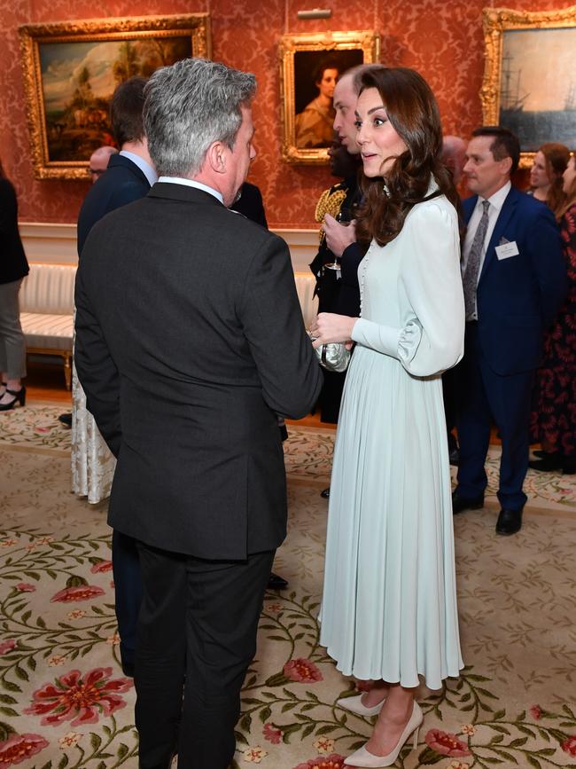 The Duchess of Cambridge at a Buckingham Palace reception on March 5. Picture: Dominic Lipinski/PA 