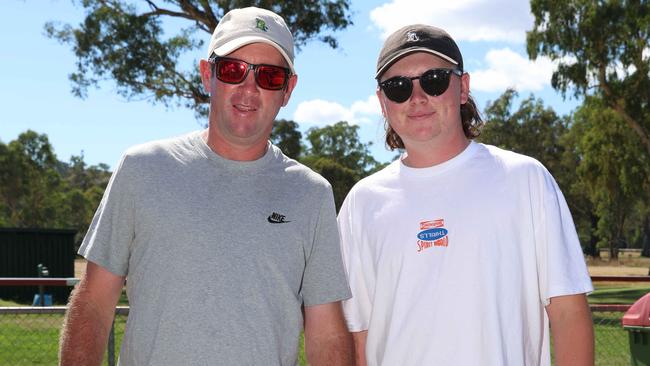 ALEXANDRA, AUSTRALIA - MARCH 16 2024 Corey and Dylan Jack attend the 2024 Alexandra Picnic Cup Picture: Brendan Beckett