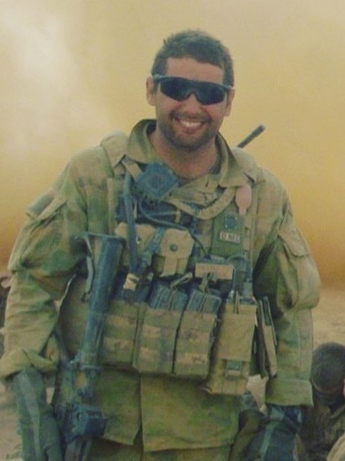 Commando Bram Connolly in Afghanistan.