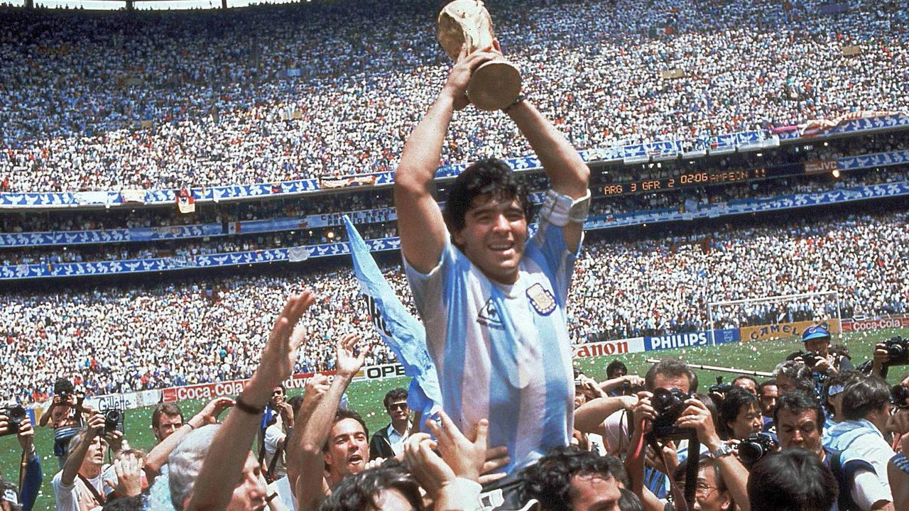 Diego Maradona at World Cup 1990: the weeping angel