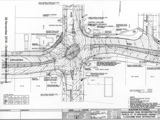 The current layout. Picture: Blacktown Council