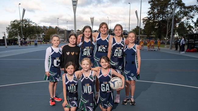 St Mary’•s Dunstan under-11 netball team.