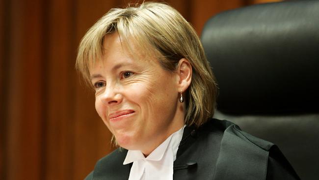 Tasmania's newest Supreme Court judge, Justice Helen Wood, who was sworn in today