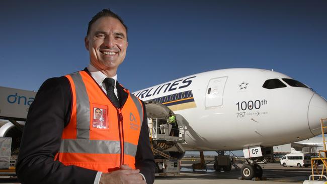 Adelaide Airport managing director Brenton Cox. Picture: Dean Martin