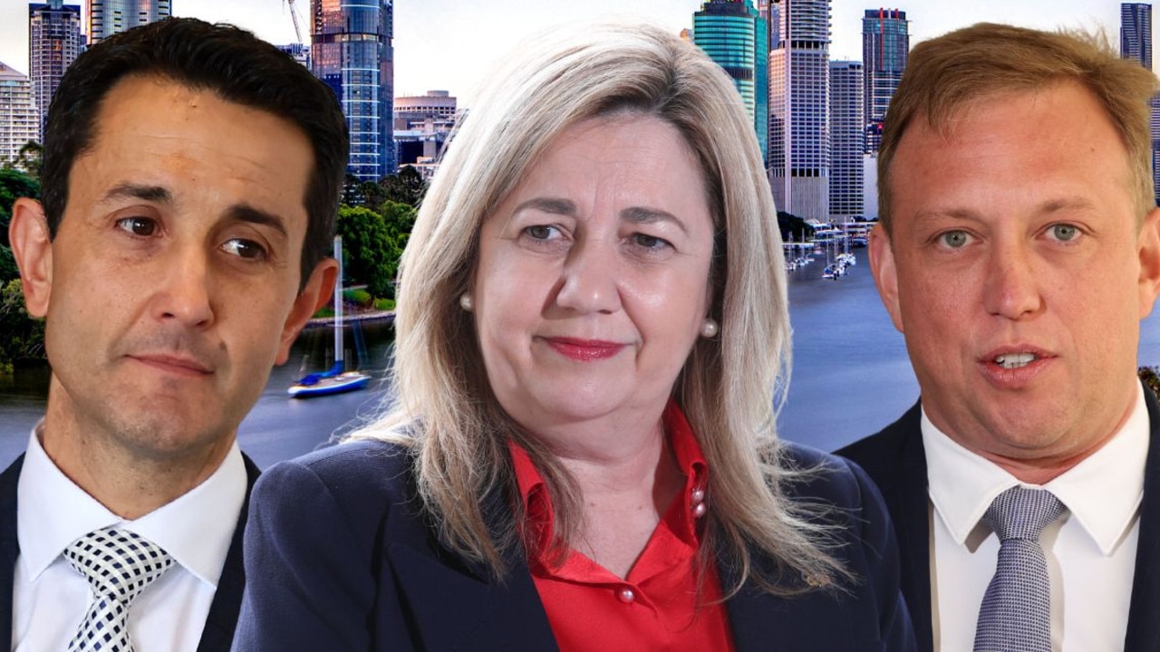 LNP Premier David Crisafulli (left) has inherited delays from Labor predecessors Annastacia Palaszczuk and Steven Miles.