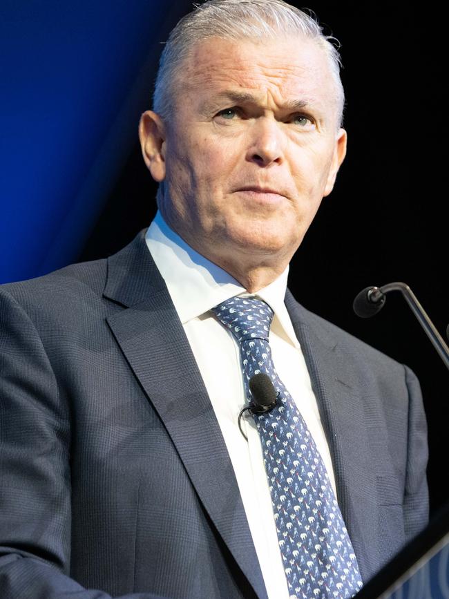 Santos chief executive Kevin Gallagher. Picture: NCA NewsWire / Morgan Sette