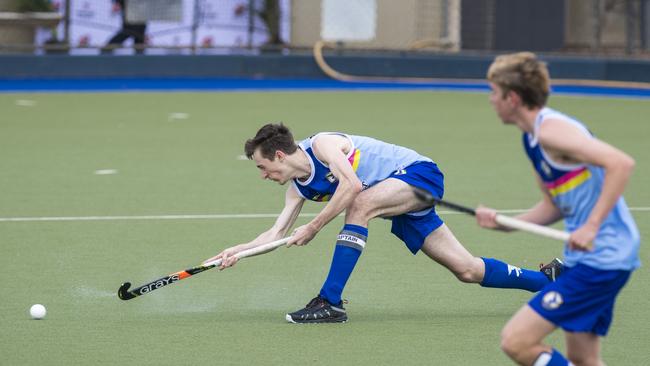 Mitchell Roberts of Toowoomba 2 against Fraser Coast.. Picture: Kevin Farmer