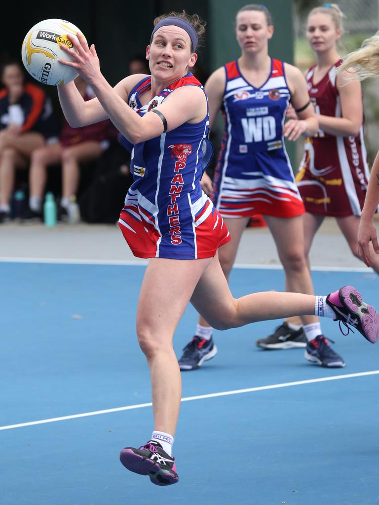 A Grade netball GDFL: Bell Post Hill v East Geelong Bell Post Hill centre Kaytlyn Stone Picture: Mark Wilson