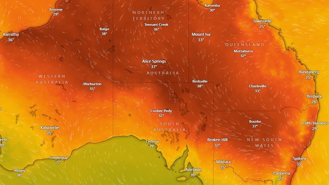 Record heat to smash long weekend