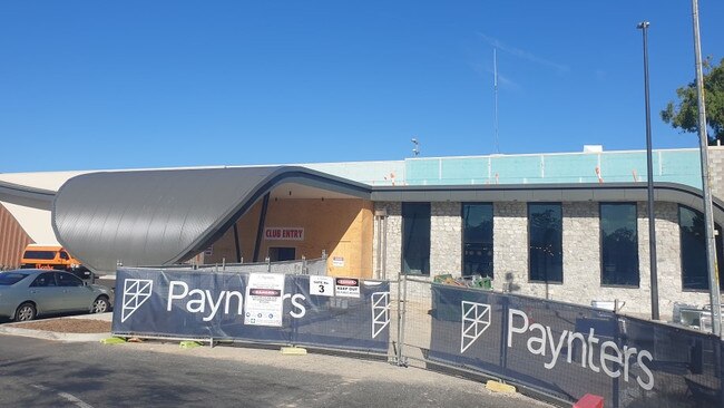 Wynnum Manly Leagues Club during $10m redevelopment.