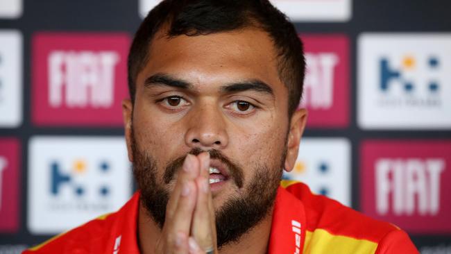 Karmichael Hunt to formally announce he will leave the Gold Coast Suns at the end of the season during a press conference at Metricon Stadium. Pics Adam Head