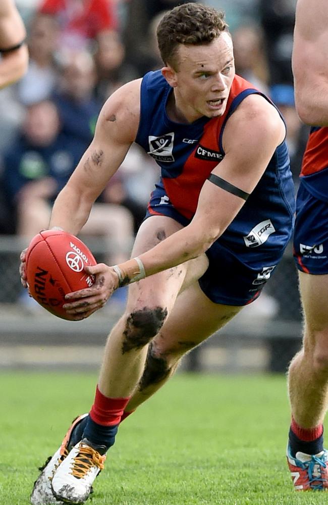 Midfielder Ben Allan helped inspire Coburg to its first win of 2018. Picture: Kylie Else.