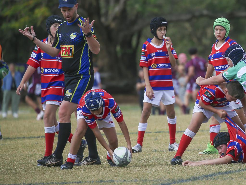 GCDRU Juniors round 13 Bond Pirates v PBC Alleygators U-12 . Picture: Glenn Campbell