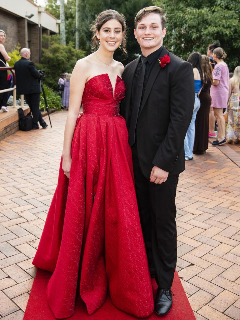 Isabelle Watts and Will Anderson at Fairholme College formal, Wednesday, March 29, 2023. Picture: Kevin Farmer