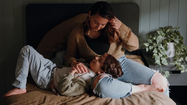 Samantha and her son Noah. Picture: White Salt Photography