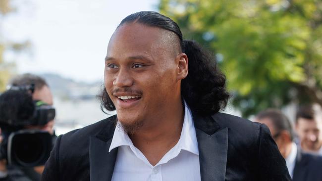 Police dropped the charges against NRL star Luciano Leilua. Picture: NCA NewsWire / David Swift