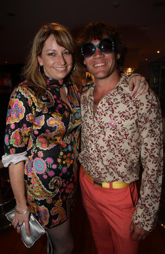 Lindy Goulter and Stuart Wilson celebrate New Year’s Eve in 2008. Picture: Nicholas Falconer