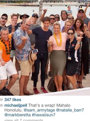 Instagram post, The Sunrise Team in Hawaii.