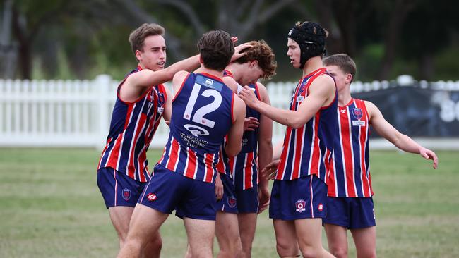 Action from the Colts game between Wilston Grange and Palm Beach Currumbin. Picture: Tertius Pickard