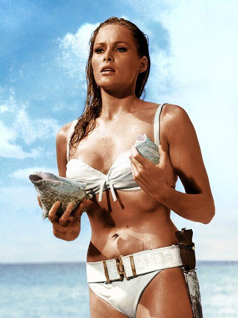 Ursula Andress in the film ‘Dr No’.