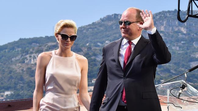 Princess Charlene of Monaco and Prince Albert II of Monaco are facing scrutiny over the state of their marriage amid paternity rumours. Picture: AFP