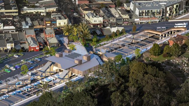 Cheltenham Station from above. Picture: Supplied