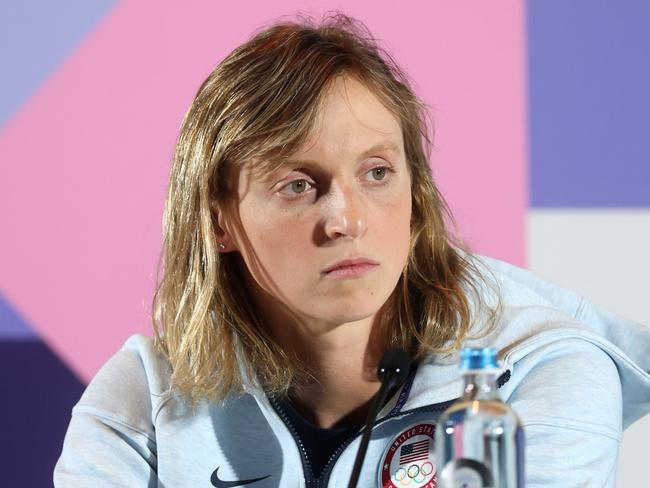 Katie Ledecky has questioned how clean athletes were during their training. Picture: Getty Images