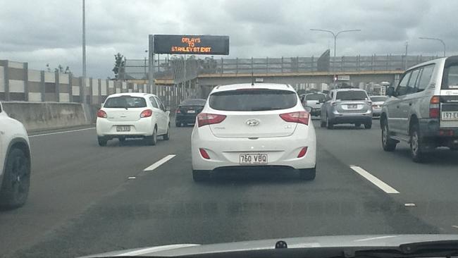 Gold Coast motorists warned to expect delays as they head into Brisbane.