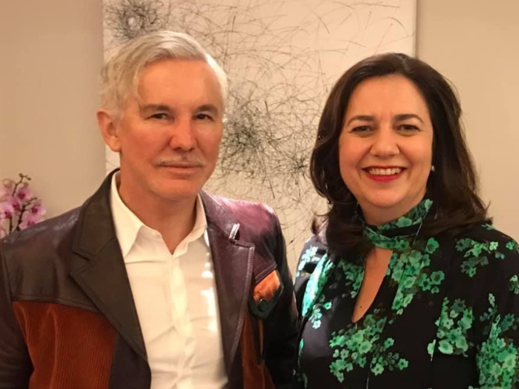 Director Baz Luhrmann with Annastacia Palaszczuk.