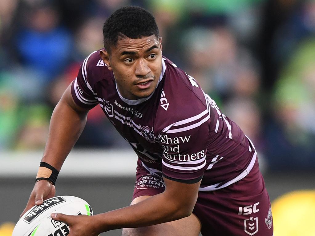 Manase Fainu of the Sea Eagles has been found guilty over a church carpark stabbing three years ago.