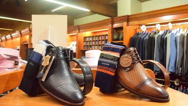 Mark Bunt Menswear co-owner Brett Burke said patterned socks were a popular choice.
