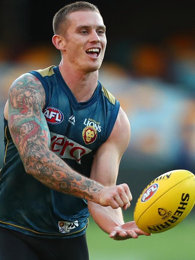 Dayne Beams at Brisbane training.