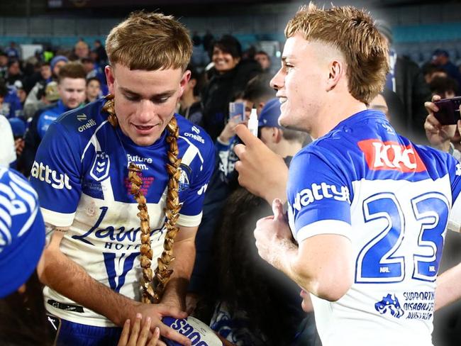 Lachlan Galvin had a dream Bulldogs debut.