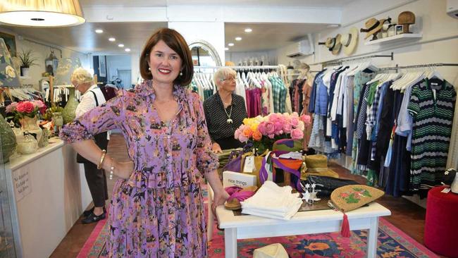 PASSION FOR FASHION: VoVo's Boutique owner, Kate Marland says business is booming in Bundy's CBD. Picture: Rhylea Millar