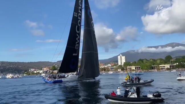 Sydney to Hobart Yacht Race finish