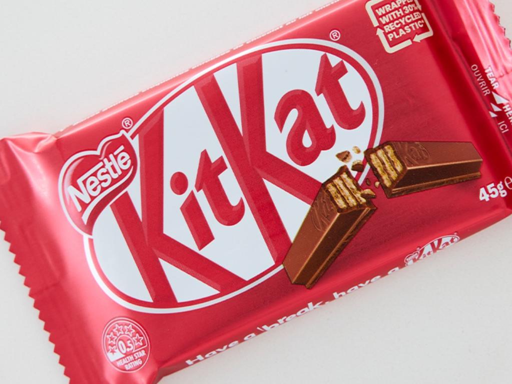 Four-finger KitKat bars will now be three grams smaller.