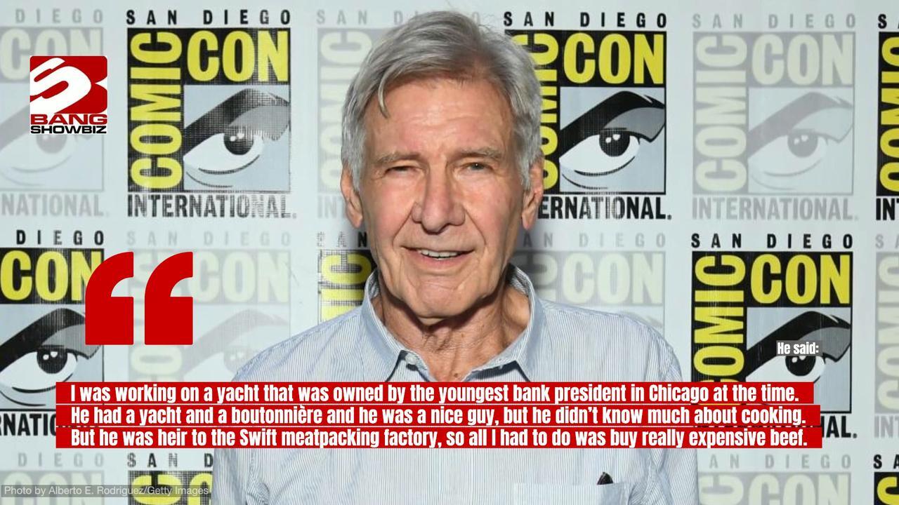 Harrison Ford's culinary career was short lived