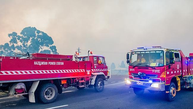 Fire trucks converge on the Southern Circuit industrial estate.