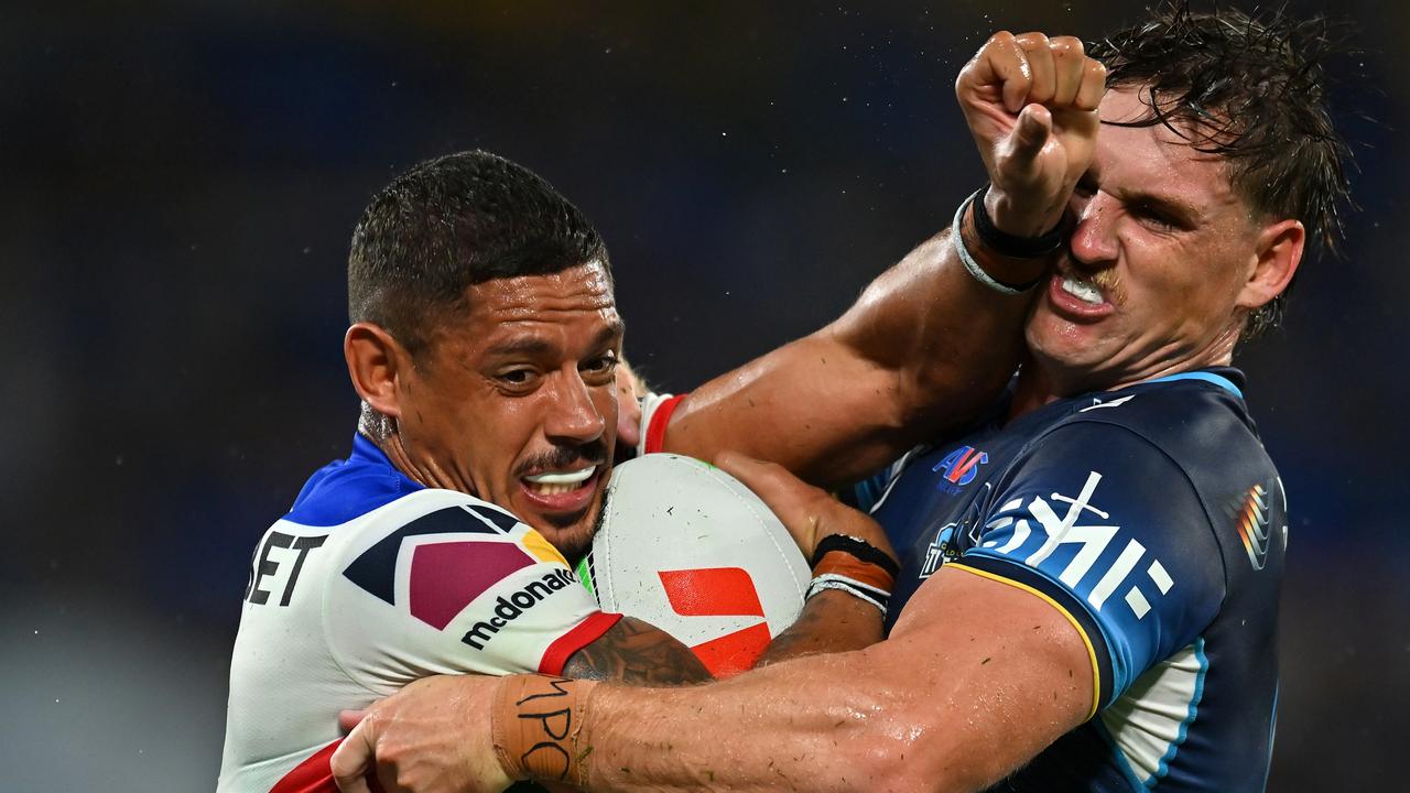 Dane Gagai plays his 300th NRL game on Friday night. Picture: Albert Perez/Getty Images
