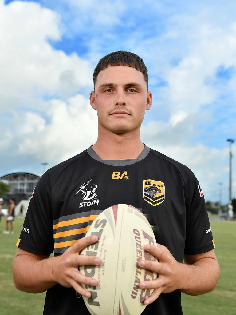 Sunshine Coast Falcons Mal Meninga talent Jesse Bender. Picture: Patrick Woods.