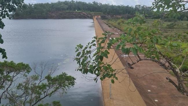 Darwin’s main water catchment could fall short of reaching 100 per cent capacity for the first wet season since 2020-21. Picture: Supplied