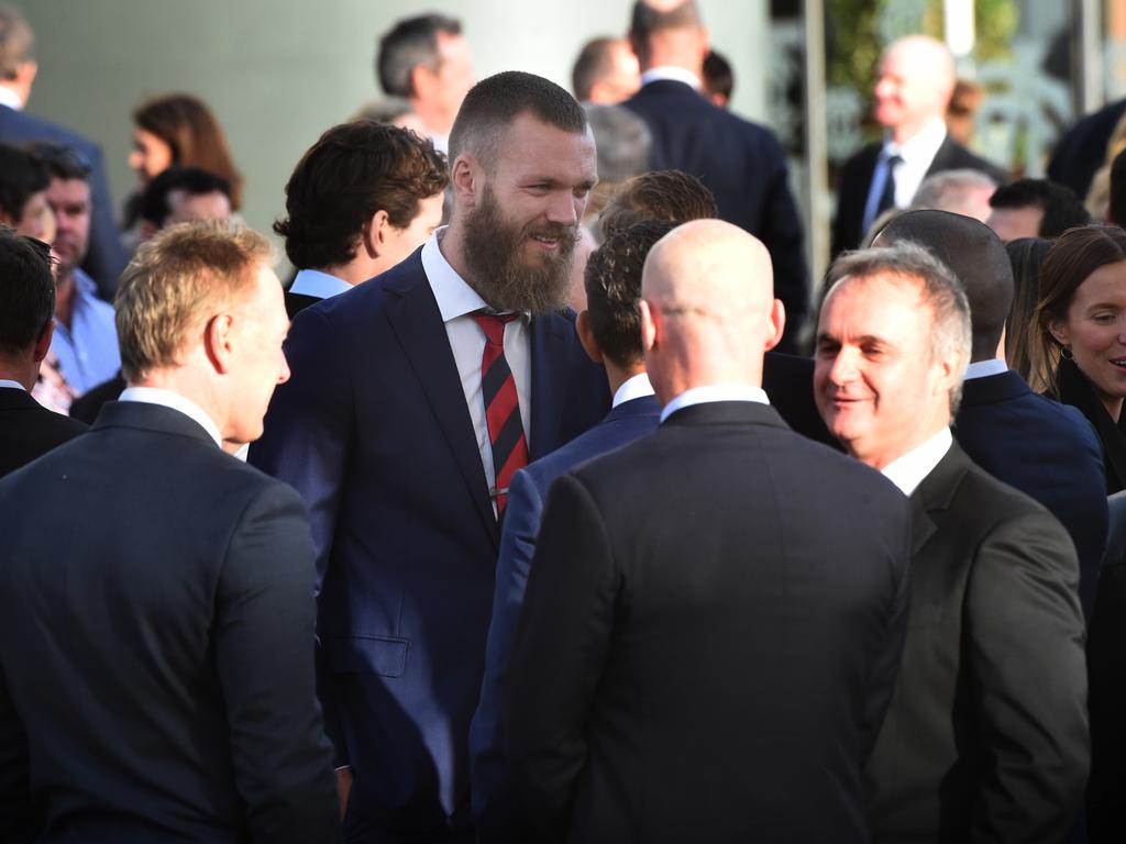 Melbourne's Max Gawn. Picture: Tony Gough