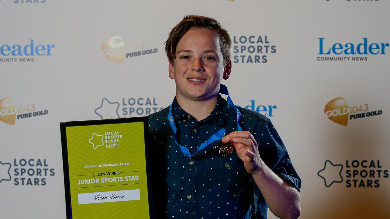 Frankston Standard Leader Junior Sports Star Brock Batty.