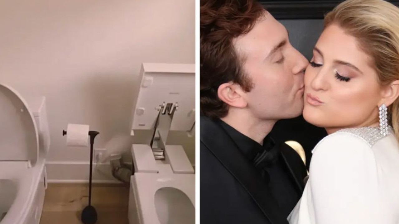 Meghan Trainor, Husband Daryl Still Use Side-by-Side Toilets