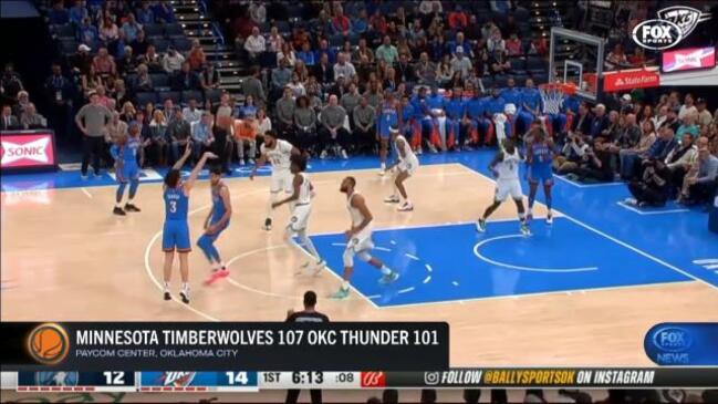 Giddey’s Thunder succumb to Timberwolves