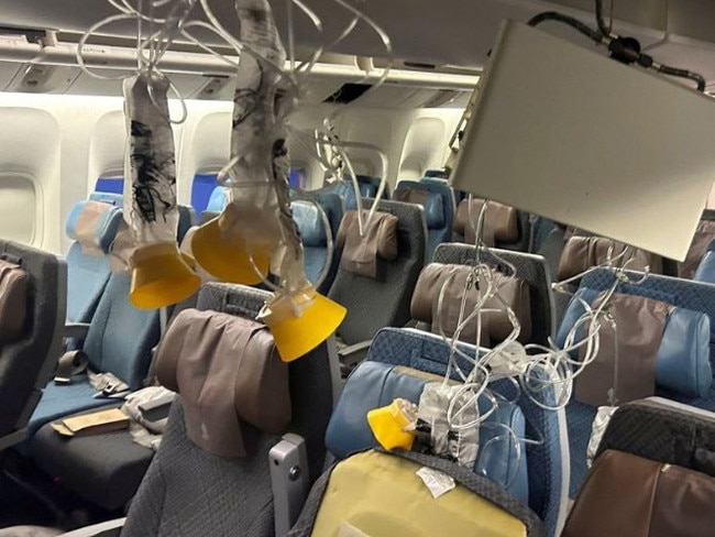 The flight from London Heathrow was forced to divert to Bangkok after experiencing severe turbulence while entering airspace in the region. Picture: Twitter