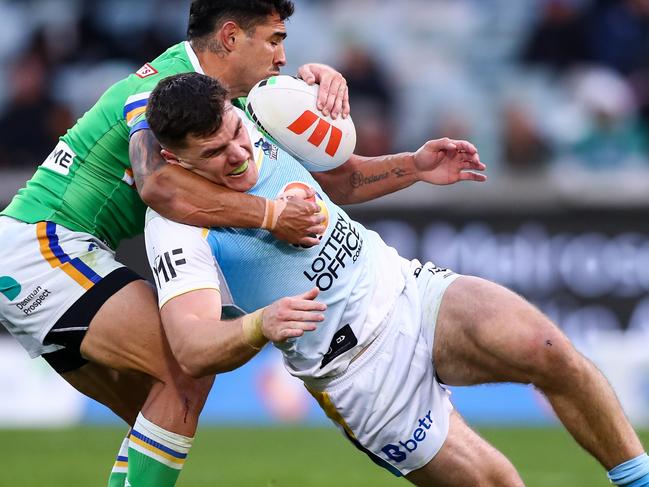 Beau Fermor missed a chance to press his Maroons claims. Picture: David Hossack / NRL Imagery