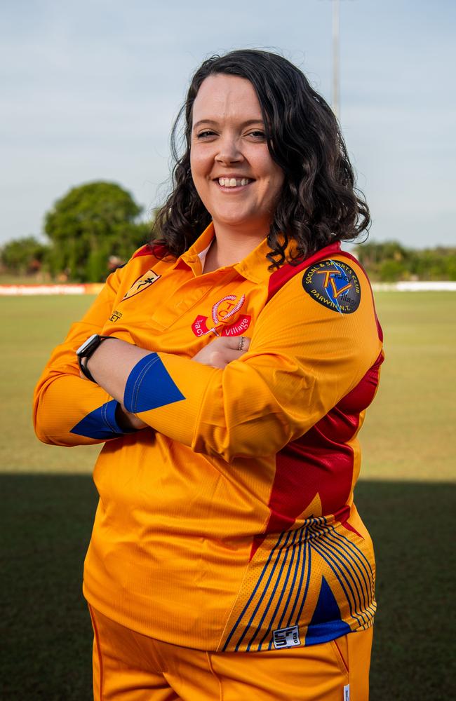 Frankie Ennor from Tracy Village ahead of the 2024 Darwin &amp; Districts Cricket Competition. Picture: Pema Tamang Pakhrin