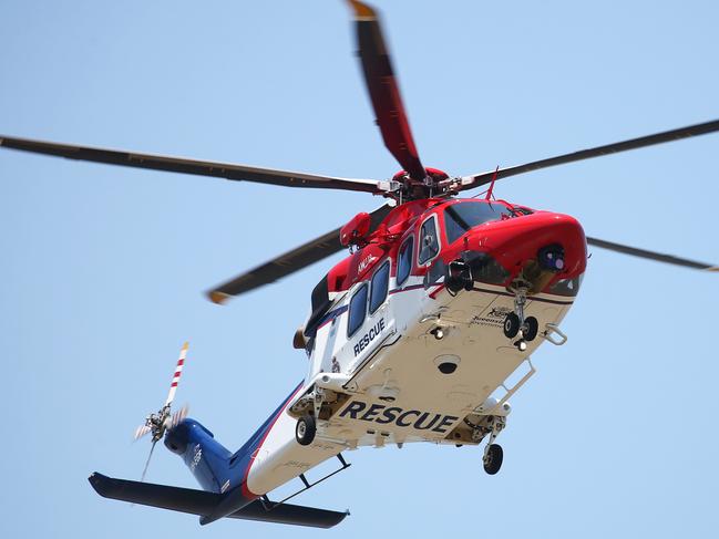 The critically injured were transported to Cairns Hospital in the QGAir Rescue 510 helicopter. PICTURE: BRENDAN RADKE