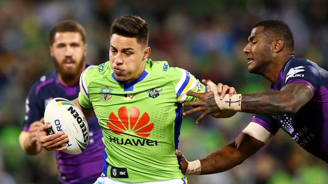 Joseph Tapine is back from injury to start for the Raiders. Picture: Getty Images